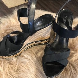 Charles by Charles David Black Wedges